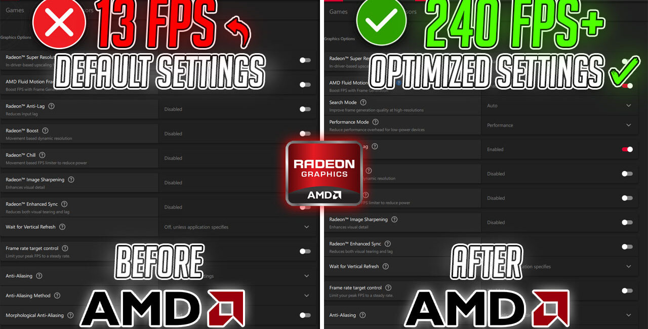 Best AMD Radeon Settings for Gaming & Performance in 2025 – New Settings📈