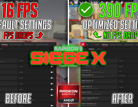 Rainbow Six: Siege – BEST AMD Radeon Settings for MAX FPS & LOW Input Lag! 🔧