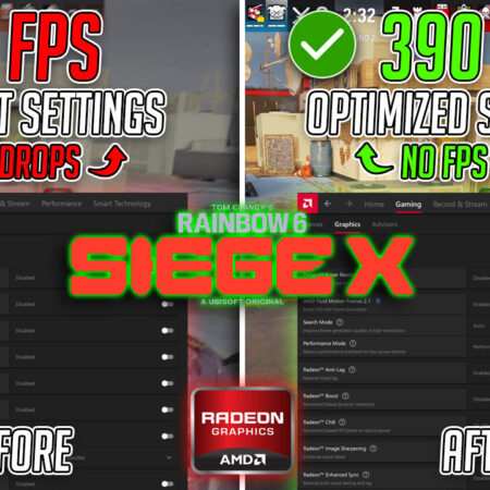 Rainbow Six: Siege – BEST AMD Radeon Settings for MAX FPS & LOW Input Lag! 🔧