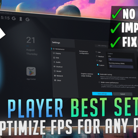 MuMu Player – BEST SETTINGS for Smooth Gaming & MAX FPS on ANY PC 📈 (2025 Guide)