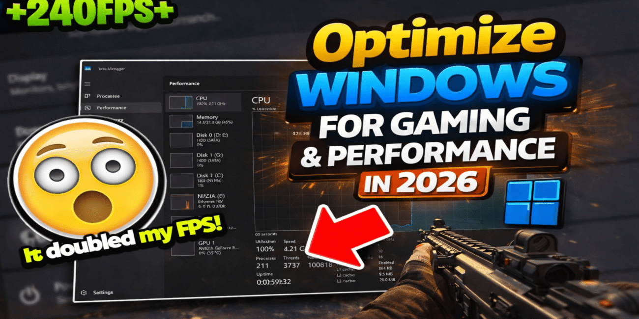 How to Optimize Windows 11 for Gaming & Performance in 2026📈
