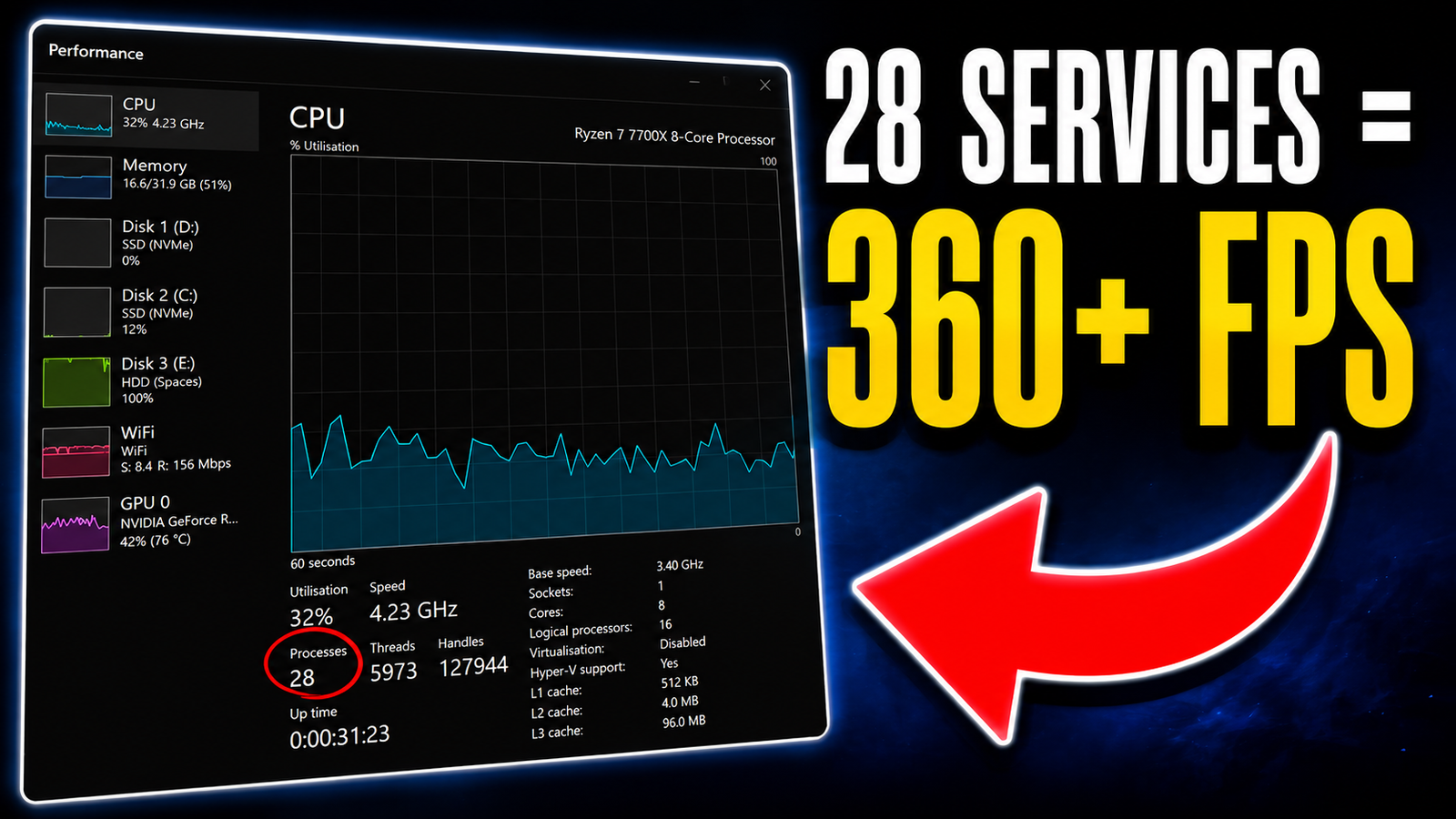 How to Get LOWER SERVICES for MAX FPS & Gaming Performance on ANY PC🚀