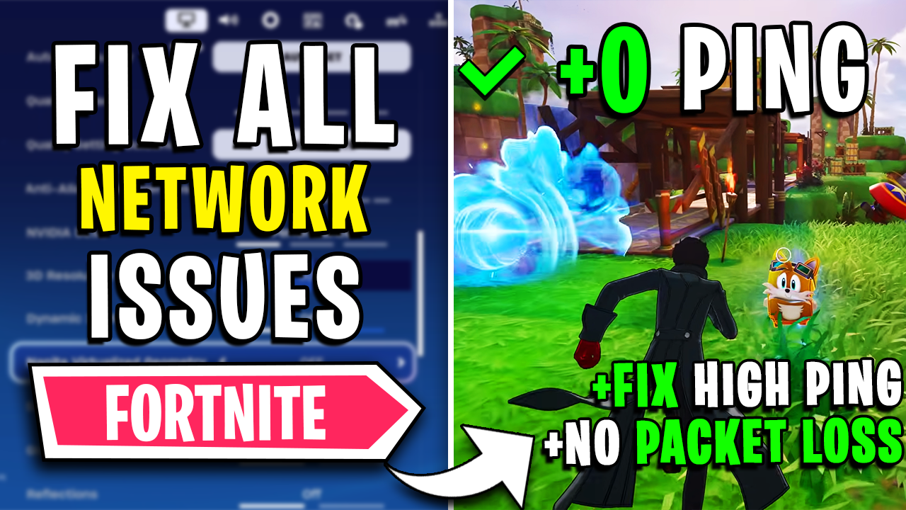 Fortnite – How to Fix High Ping, Packet Loss & Jitter on ANY PC📈