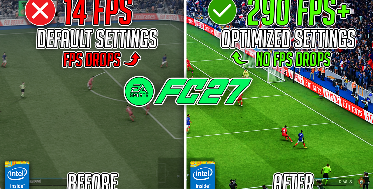 BEST PC Optimization Settings Guide For EA SPORTS FC 27🔧| Max FPS on ANY PC